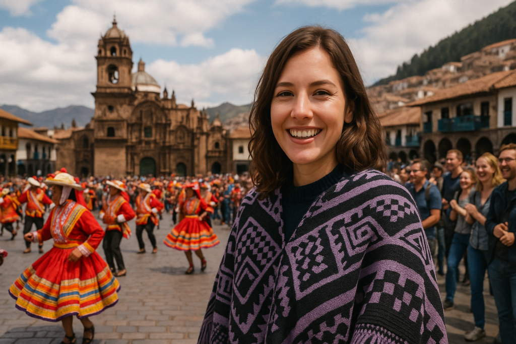 Viajar sola por Perú
Fiesta patronal en Cusco, Perú